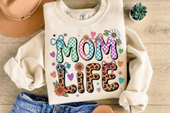 Mom life PNG sublimation | Mother's Day PNG T-Shirt Product Image 9
