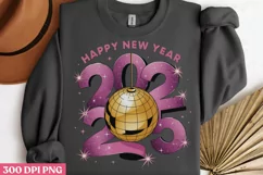 Happy new year 2025 PNG, Happy New Year Sublimation Product Image 3