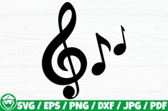 Musical Notes / Sounds Notes x60 Silhouette / SVG BUNDLE Product Image 4