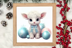 Christmas Baby Animals Clipart, Christmas Animal Safari Product Image 3