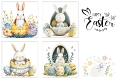 Easter Square Coaster Designs, Cracked Egg Sublimation Product Image 3