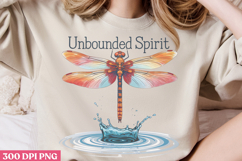 Unbounded spirit PNG, Positive Dragonfly Sublimation PN Product Image 3