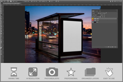 Bus Stop Mockup Product Image 2
