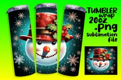 Holiday Cheer Christmas Tumbler Wrap 20oz Product Image 1
