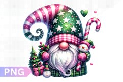 Christmas Gnome Sublimation, Clipart PNG Design Product Image 1