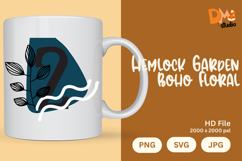 Hemlock Garden Boho Floral Monogram Product Image 1