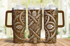 40oz Tumbler laser svg|Tumbler Celtic Knots Design Product Image 3