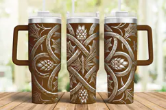 40oz Tumbler laser svg|Tumbler Celtic Knots Design Product Image 3