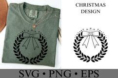 Christmas Wreath Svg | Christmas svg | Shirt Svg Product Image 3