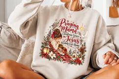 4 Christian Mom Christmas PNG Designs, 4 Faith Based Christm Product Image 3