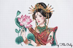South East Asian Girls Clipart PNG Product Image 1