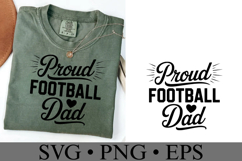 Proud Football Dad Svg | Game Day Svg | Shirt Svg Product Image 3