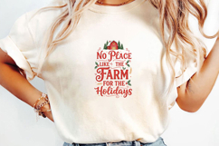 Rustic Christmas Farmhouse Sublimation, Christmas Png Product Image 3