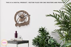 Wall Clock SVG, dxf files for cnc, clock face svg file Product Image 5