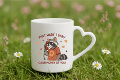Racoon Png, Funny Snaky Racoon PNG Sublimation Design Product Image 3