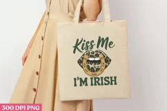 Kiss Me I'm Irish PNG, St Patricks Day Sublimation PNG Product Image 3