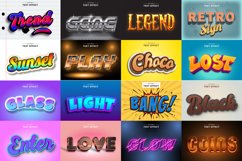 Editable Text Effects Bundle for Illustrator. Vector files Product Image 3