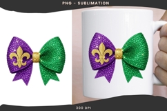 Mardi gras bow png design for T-shirts Product Image 3