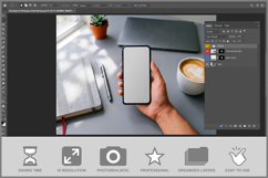 Smartphone Workspace Desk Product Image 2