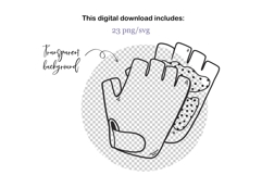 Fitness Equipment Clipart SVG PNG Product Image 2