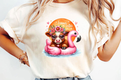 Summer Vibes Sublimation, Funny Cow Png Product Image 3
