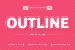 Set 10 Pink Love Editable Text Effects | Font Styles Product Image 9