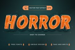 Set 10 Halloween Editable Text Effects | Font Styles Product Image 10