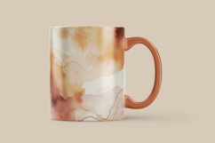 Peach Cream Marble Digital Paper Product Image 3