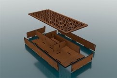 Laser Cut Storage Box Svg Files, Glowforge Cut Files Product Image 3