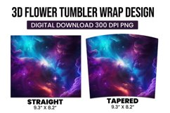 Magical Galaxy tumbler wrap design Product Image 3