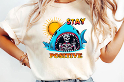Stay Positive Sublimation, Hello Summer Png Product Image 2