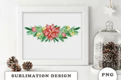 Watercolor Christmas Decor sublimation png Product Image 3