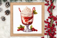 Christmas Wine Cup Sublimation Clipart Product Image 3