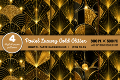 Pastel Luxury Gold Glitter Background JPG Product Image 1