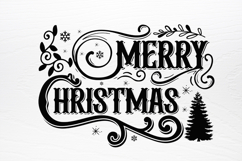 Vintage Christmas Sign SVG Product Image 3