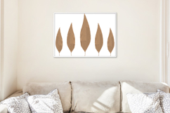 Brown Leaf Shape Embroidery Design Set Product Image 3