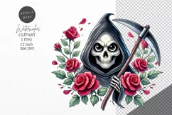Halloween clipart, Death clipart, Autumn clipart Product Image 1