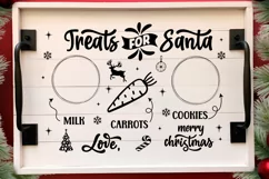 Treats for santa, milk, carrots, cookies, merry christmas, l Product Image 3