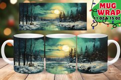 Xmas Winter Serenity Sublimation 11oz 15oz Product Image 1