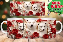 3D Christmas Icy Whirl Mug, 11oz &amp; 15oz Product Image 1