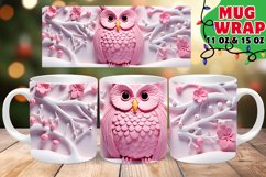 Festive Snowman Delight: Sublimation on 15oz Mug Wrap Product Image 1
