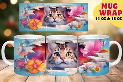 Springtime Mug Wrap Delights: Whimsical Animal Art Product Image 1