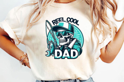 Reel Cool Dad Sublimation, Father&#039;s Day Png Product Image 3
