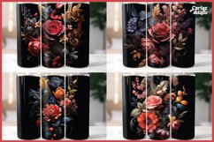 Floral Tumbler Sublimation Bundle | 20oz Skinny Tumbler Product Image 4