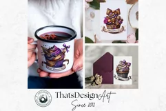 Women's day Cupcake Clipart 3, 8th of march clipart Product Image 3
