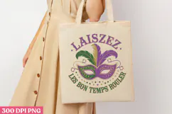 LAISSEZ BON TEMPS ROULER PNG, Mardi Gras Sublimation PNG Product Image 3