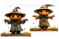 Fall, Autumn, Scarecrow, Ephemera, PNG, Clipart Product Image 3