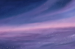 Dreamy Purple Night Sky Landscape with Soft Star Glow Product Image 1