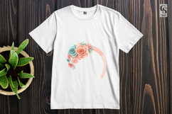 Watercolor Floral Headband Clipart Sublimation PNG Product Image 2