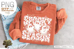Spooky Season Ghost PNG, Polka Dot DTF Product Image 5